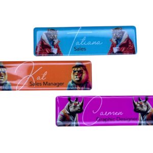 Domed Name Badge (Pin Back)