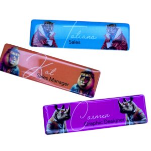 Domed Name Badge (Magnet Back)